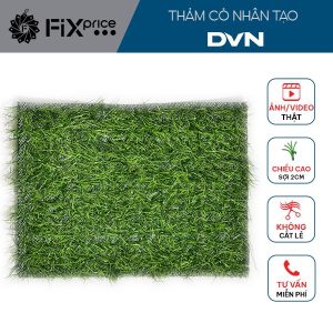 Thảm cỏ nhân tạo S10S đế bạt chống trượt – bám sàn tốt